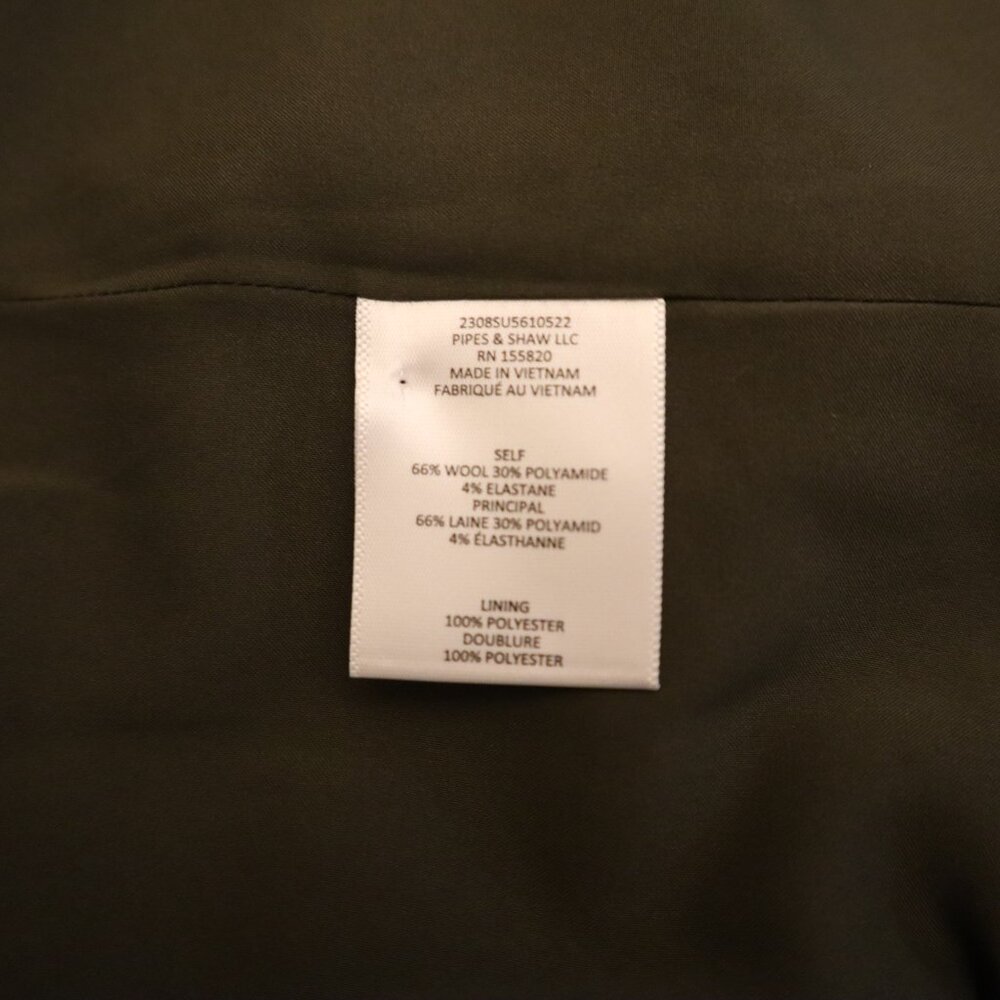 Veronica Beard Hutchinson Dickey Blazer Army Green Jacket Oversize Fit New Tags - Picture 9 of 9